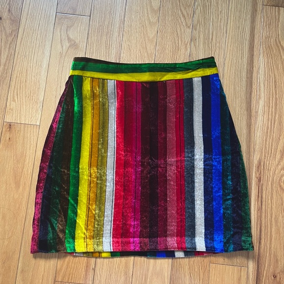 Milly velvet rainbow skirt 🌈 - Picture 3 of 4